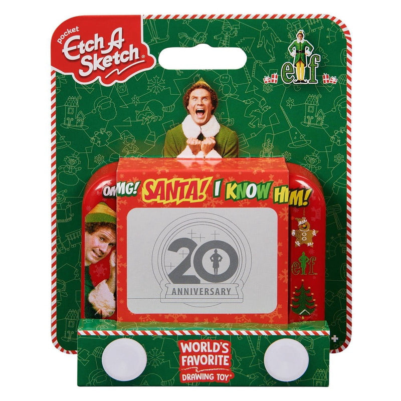 ELF Movie Buddy The Elf Etch A Sketch Pocket Size 20th Anniversary Edition