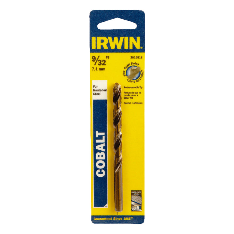 Irwin 3016018 9/32" X 4-1/4" Cobalt Drill Bit