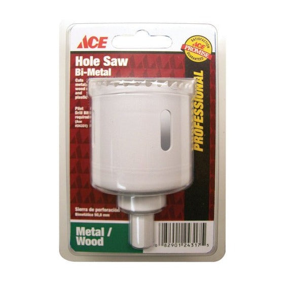 Ace #24319 BI-METAL 2 1/8" HOLE SAW, Arbor & Pilot BIT ALL