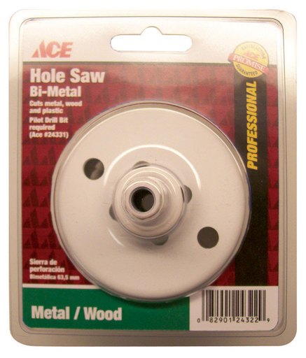 Ace Holesaw BI-METAL 2-3/8" Ace #24321 WOOD Holesaw 2-3/8"