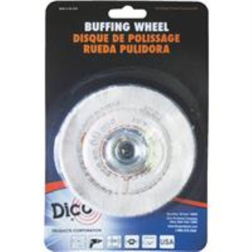 Dico 527-60-4 Canton Flannel 4-Inch Diameter 1/2-Inch Thick Buffing Wheel