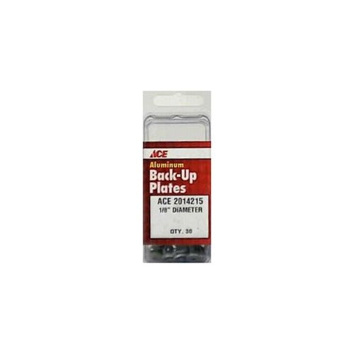 Ace 2014215 Back-up Plates/Washer, Qty. 30, Aluminum