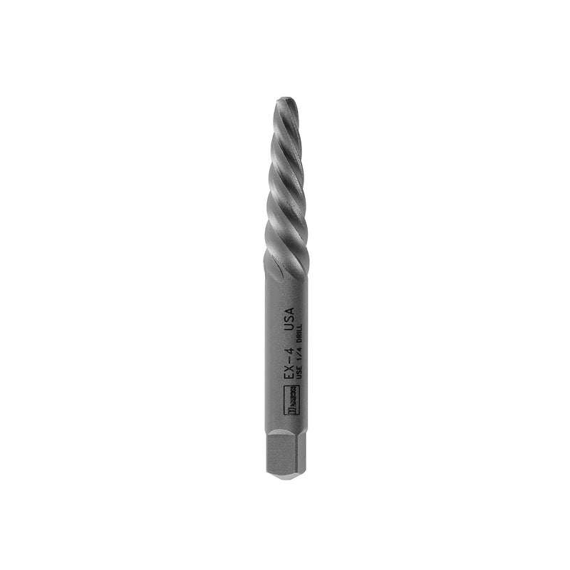 Irwin Hanson Spiral Screw Extractor Tool EX-4 53404 For Use With 1/4" Drill Bit