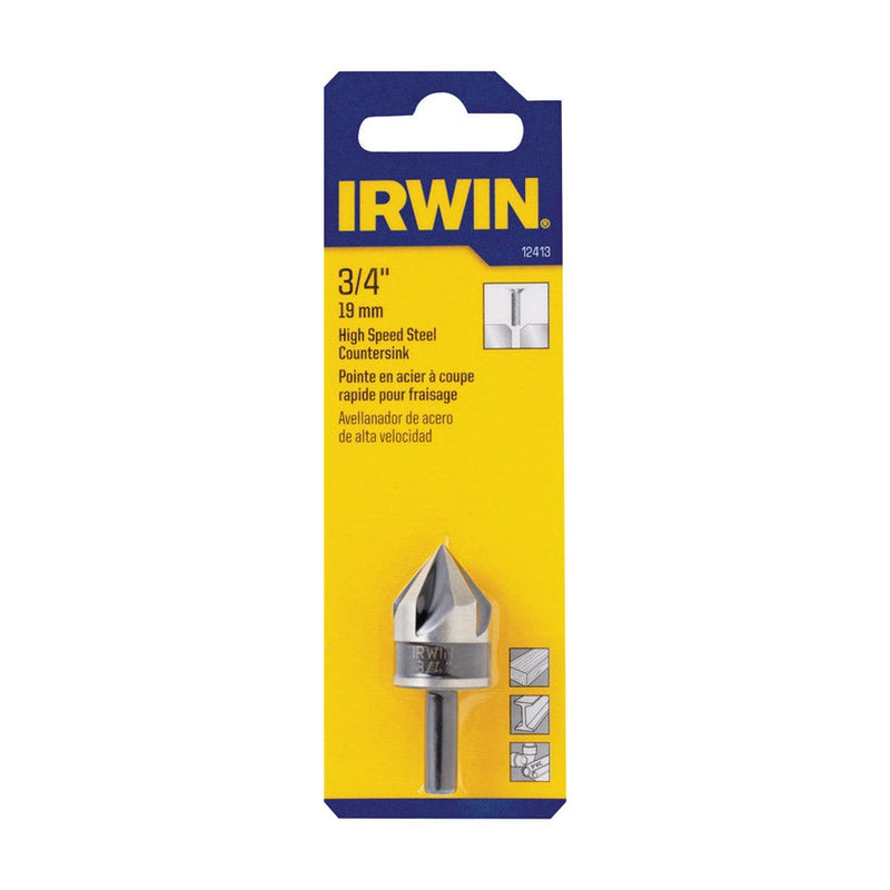 Irwin 12413 HSS Countersink Bit, 3/4" (19mm)