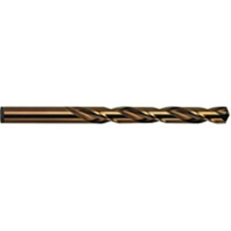 Irwin Tools 3016019 Single Cobalt Alloy Steel High-Speed Steel Drill Bit, 19/64" x 4-3/8