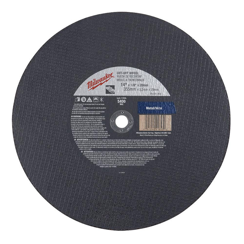 Milwaukee Electric 49-94-2000 2" Metal Cut Off Wheel 5PK