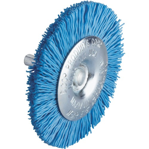 Dico 7200018 Nyalox Wheel Brush 3-Inch Blue 240 Grit