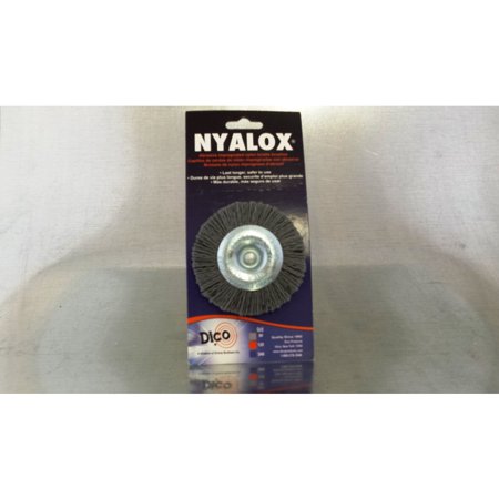 Dico 541-771-3 Nyalox Wheel Brush 3-Inch Grey 80 Grit