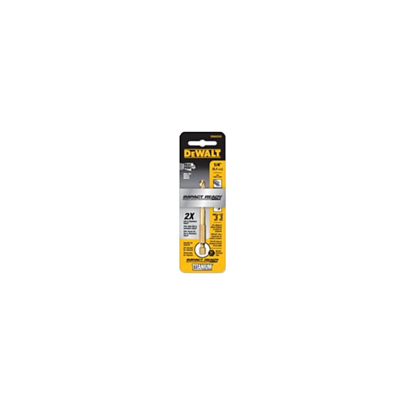DeWalt DD5112 Impact Ready Titanium Nitride Coated Drill Bit 3/16