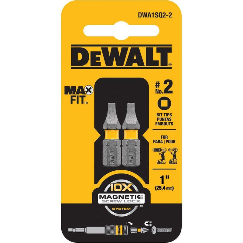 DeWalt Square 2 Bit 1 in 2 pc