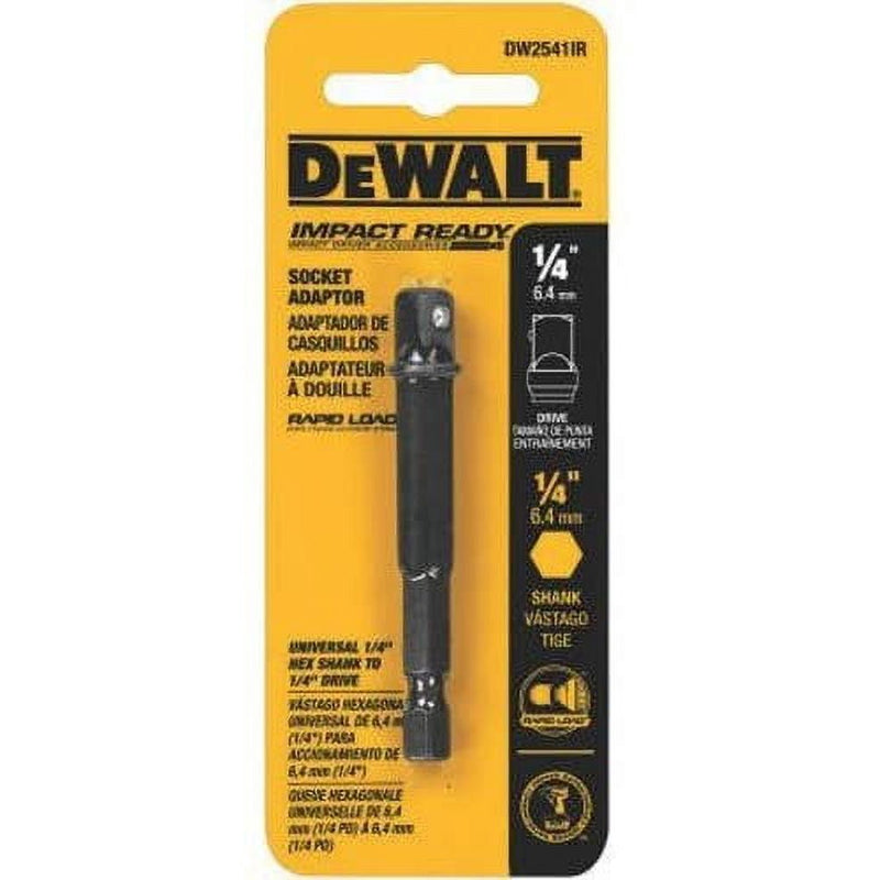 DeWalt DW2541IR 1/4-Inch Hex To 1/4-Inch Square Impact Ready Socket Adaptors