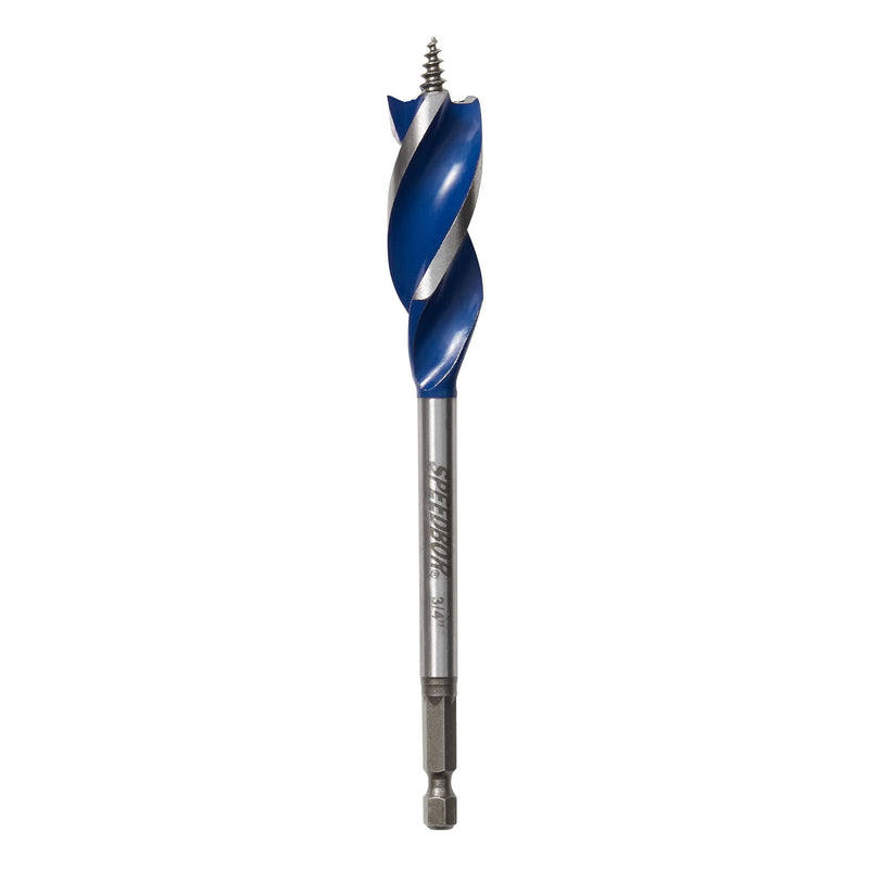 Irwin SPEEDBOR Tri Flute Wood Drill Bit 3/4" X 6"(3041004)