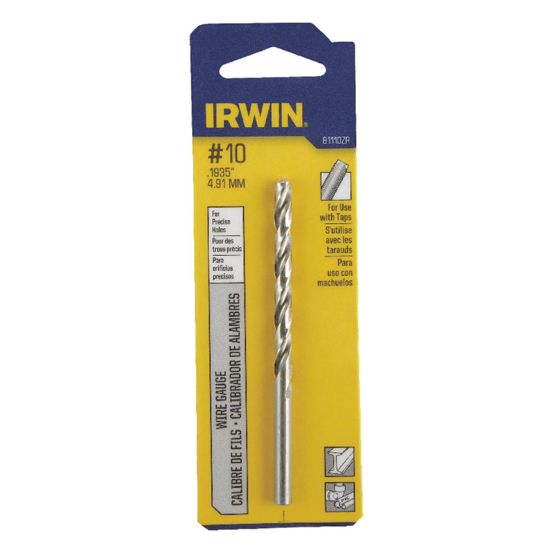 Irwin 3-5/8 in. L High Speed Steel Wire Gauge Bit