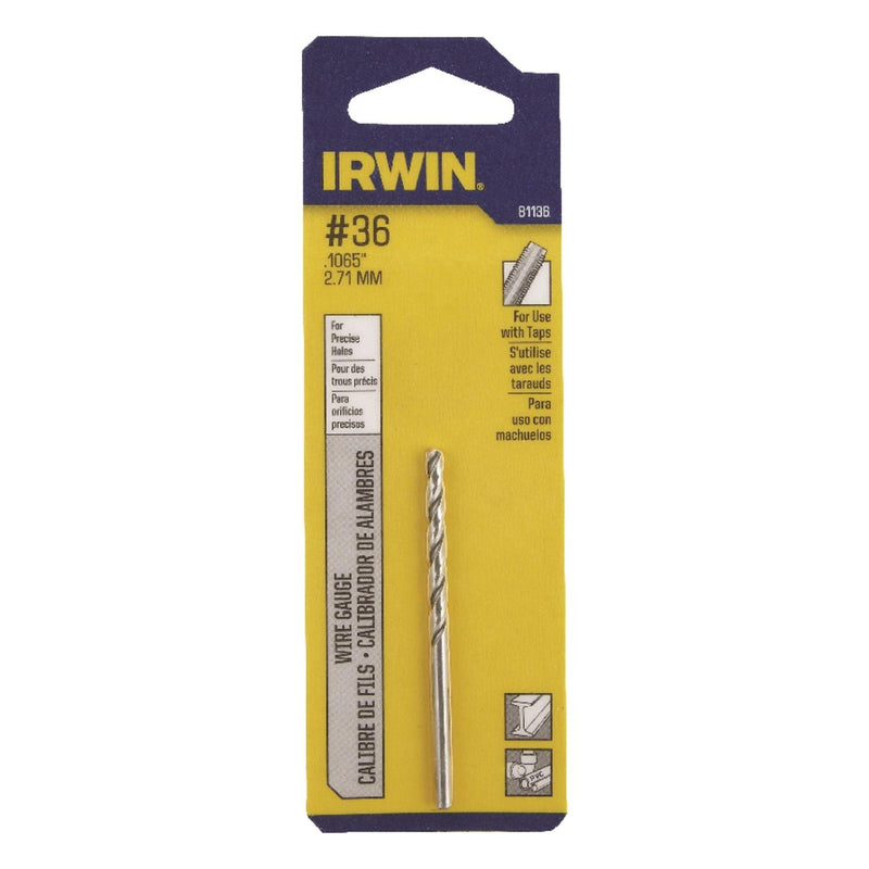 Irwin Drill #36 GPW JL 118' BRT CARDED