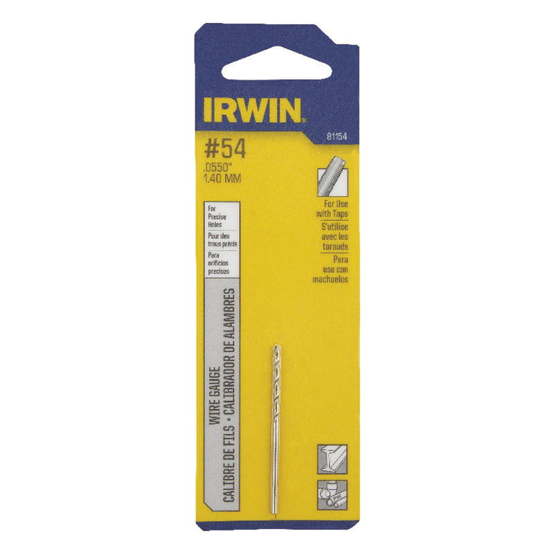 Irwin Black & Decker US INC Wire Gauge Drill Bit Hss, No. 54 Carded