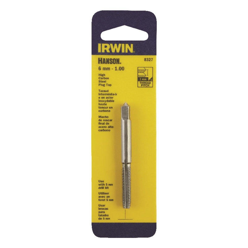 Irwin Hanson 8327 M6-1.00mm High Carbon Steel Plug Tap